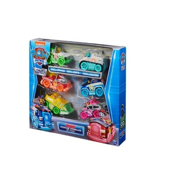 New Exclusive Paw Patrol True Metal~ Neon Rescue Vehicles